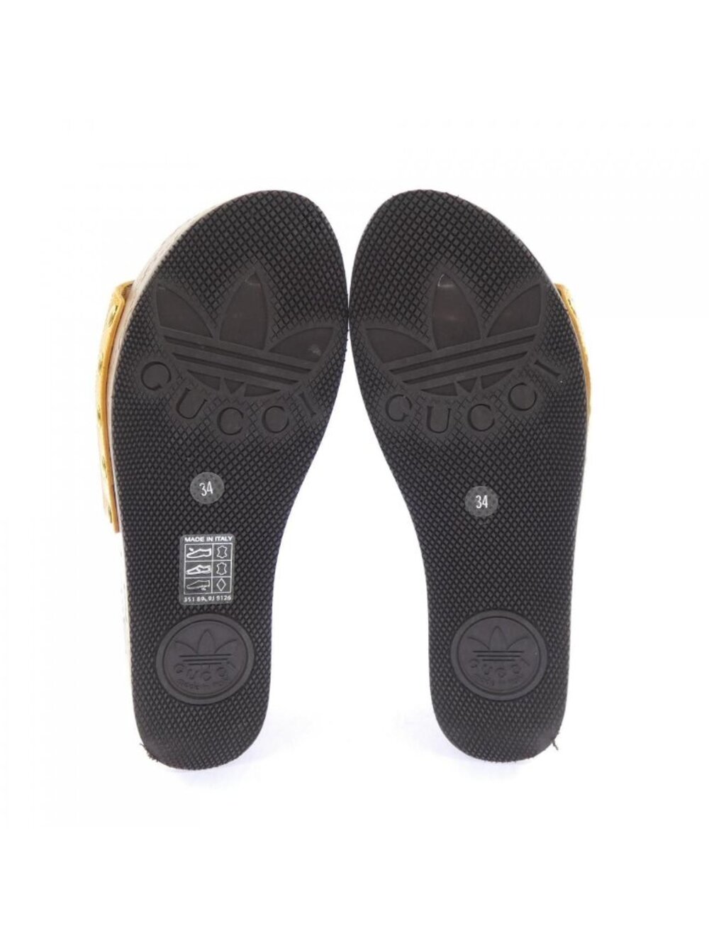 Gucci Adidas Sandals Brown - Picture 4 of 6